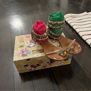 Rock&Flower Ziginy Limited Edition Jewlery Sandel Size 7